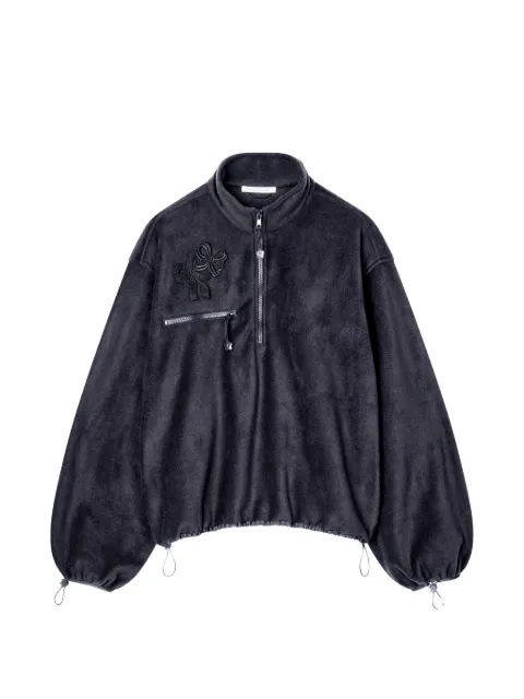Cecilie Bahnsen bow-patch fleece jacket