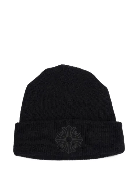 Chrome Hearts embroidered beanie hat