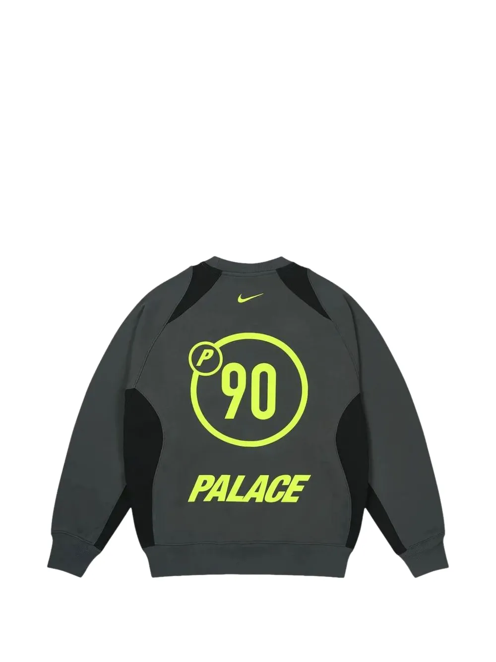 Palace x Nike Total P90 panelled sweatshirt Grijs