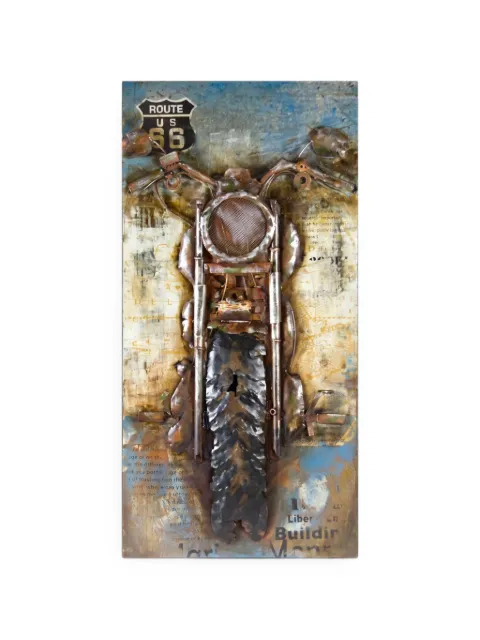 ENZO DE GASPERI motorcycle-relief wall art