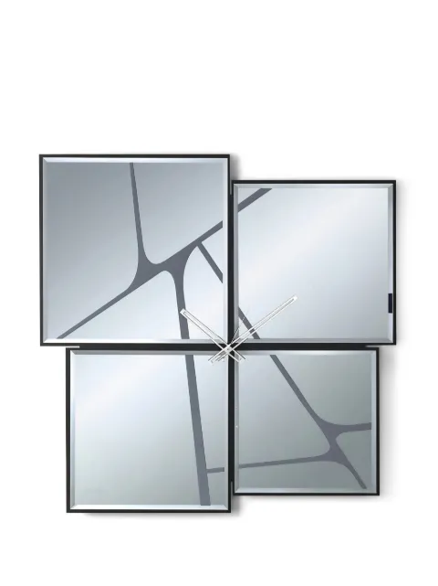 Arti & Mestieri Sintesi 70 Metropolitan square-frame wall clock