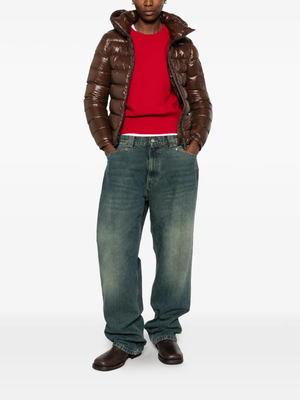 Herno quilted hooded jacket Bruin