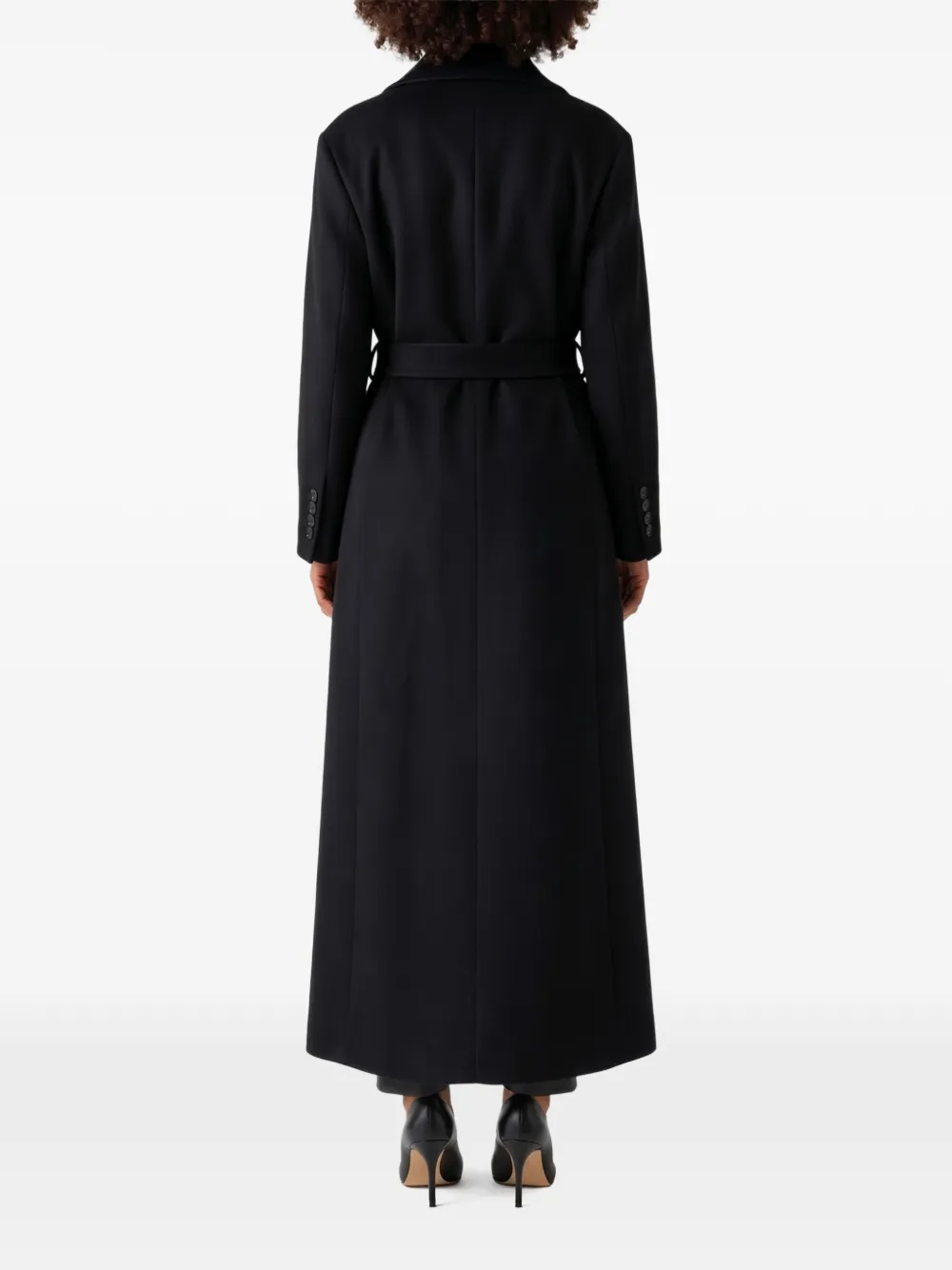 Dolce & Gabbana double-breasted coat in wool Zwart
