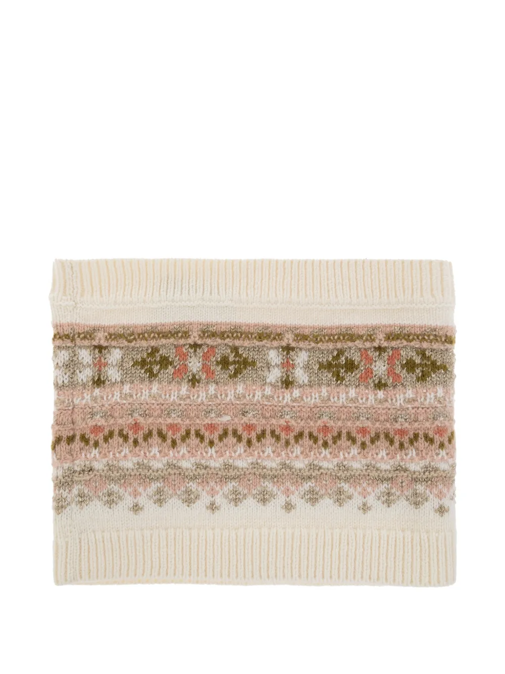 Bonpoint Jood turtleneck scarf Beige