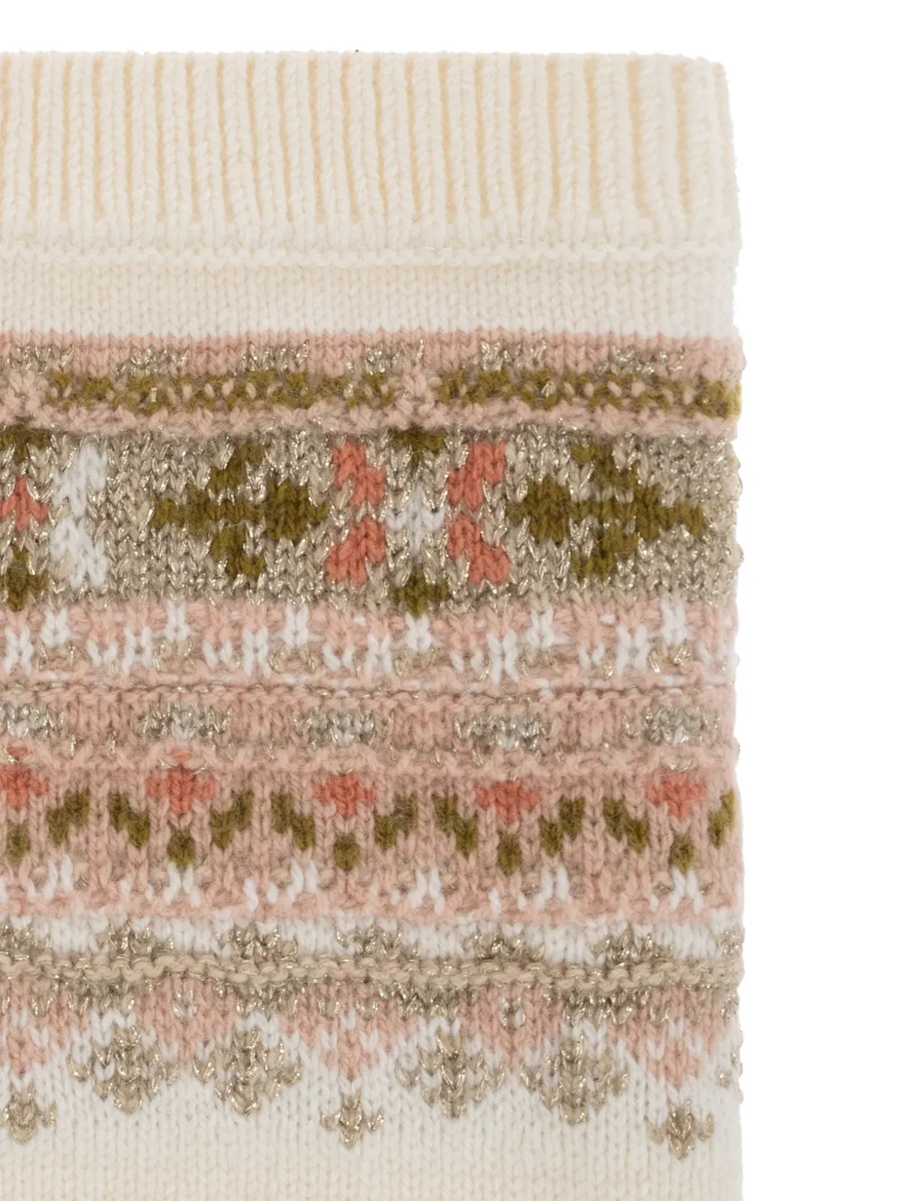 Bonpoint Jood turtleneck scarf Beige