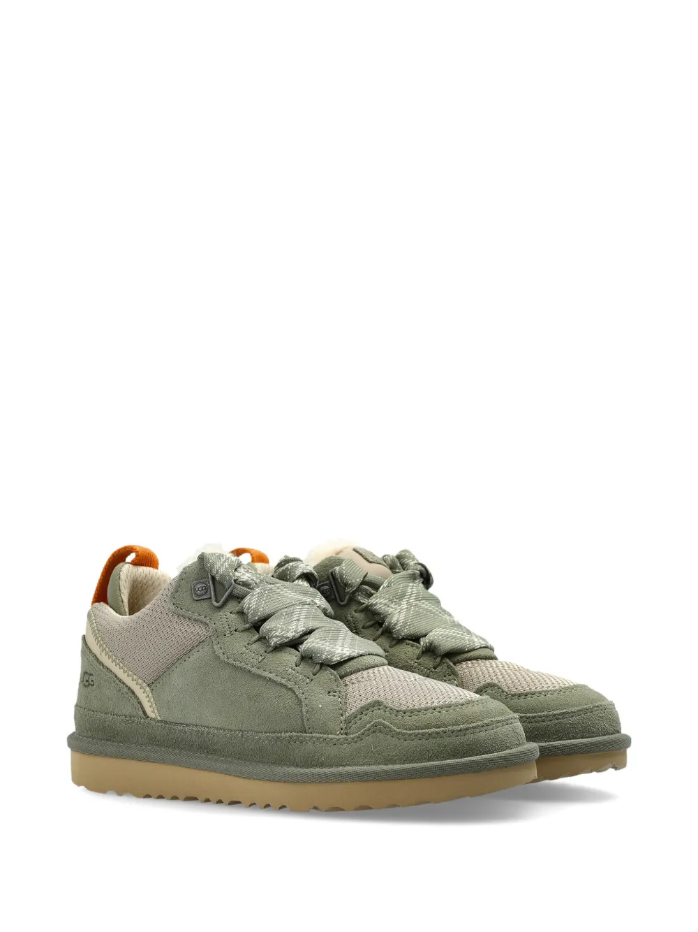 UGG Kids Lowmel panelled sneakers - Verde