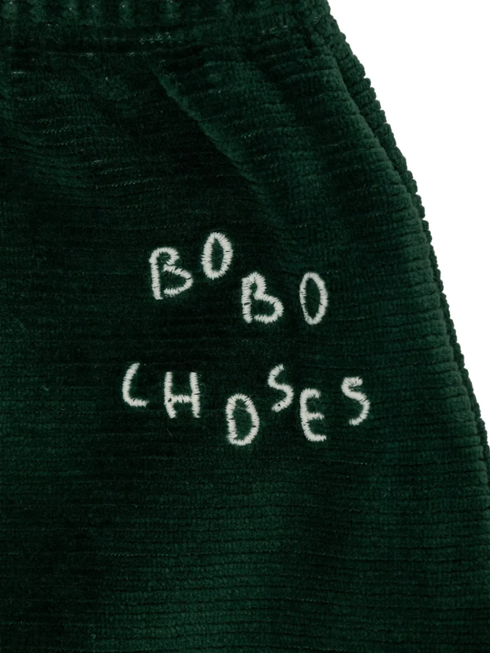 Bobo Choses Ribfluwelen broek Groen