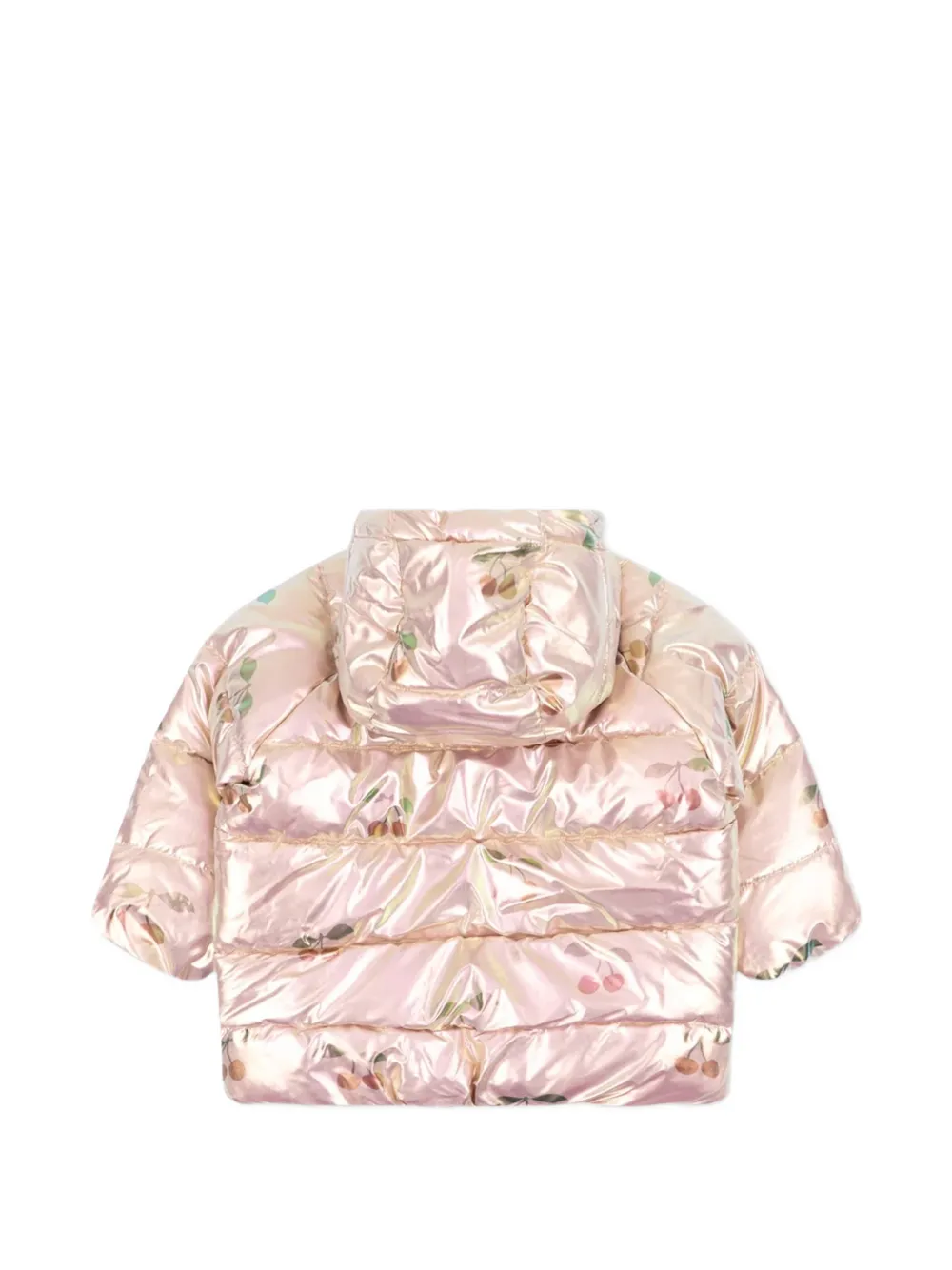 Konges Sløjd Kath cherry-print insulated jacket Roze