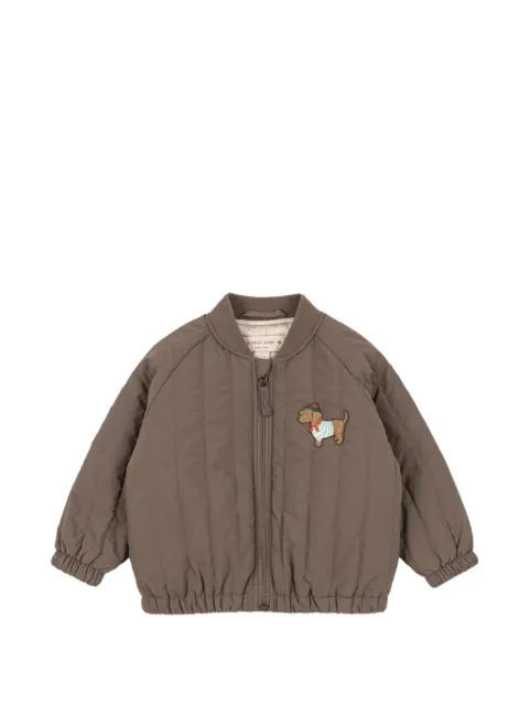 Konges Sløjd quilted dog-patch jacket