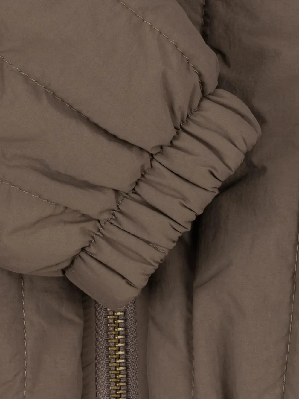 Konges Sløjd quilted dog-patch jacket Bruin
