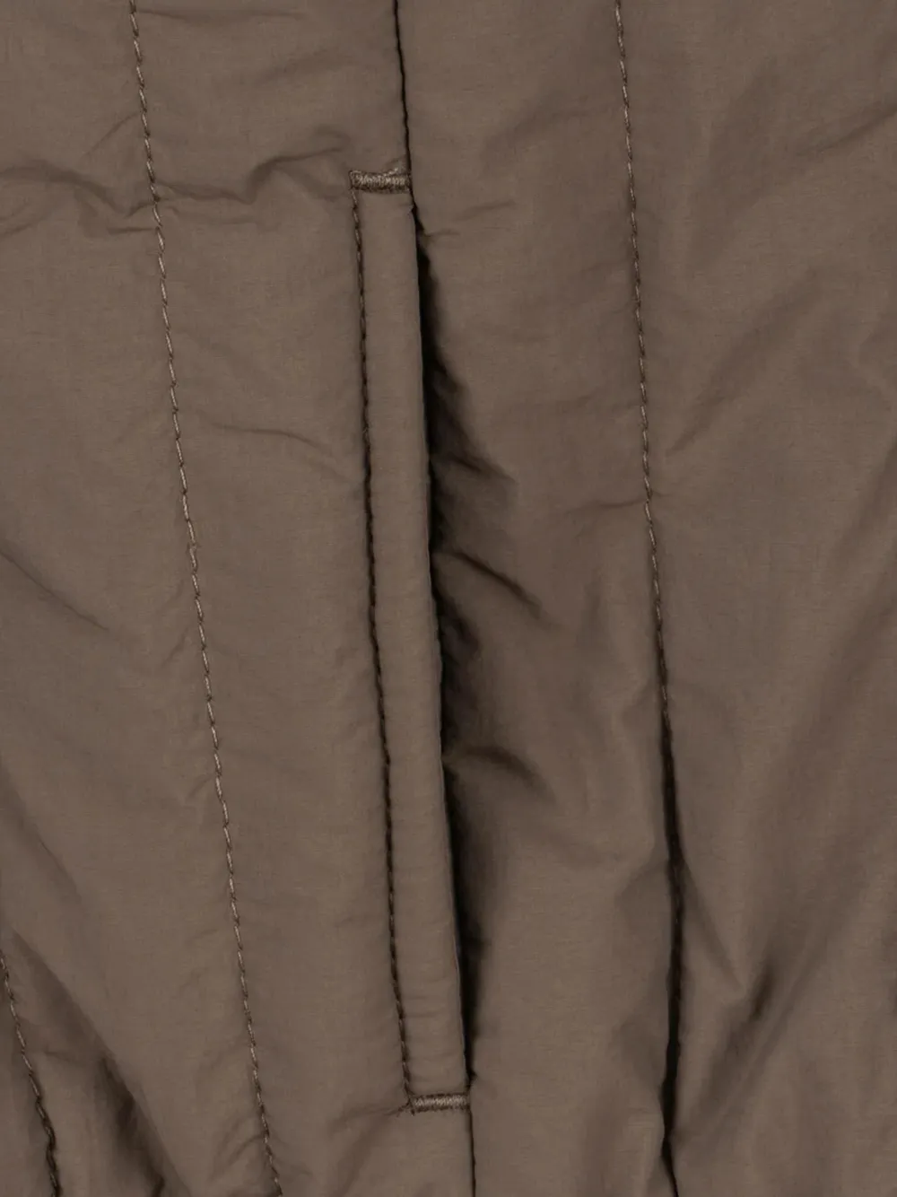 Konges Sløjd quilted dog-patch jacket Bruin