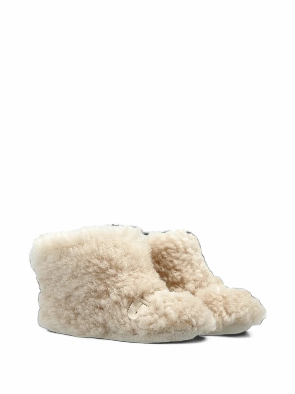 Bonpoint Mory shearling boots - Blanc