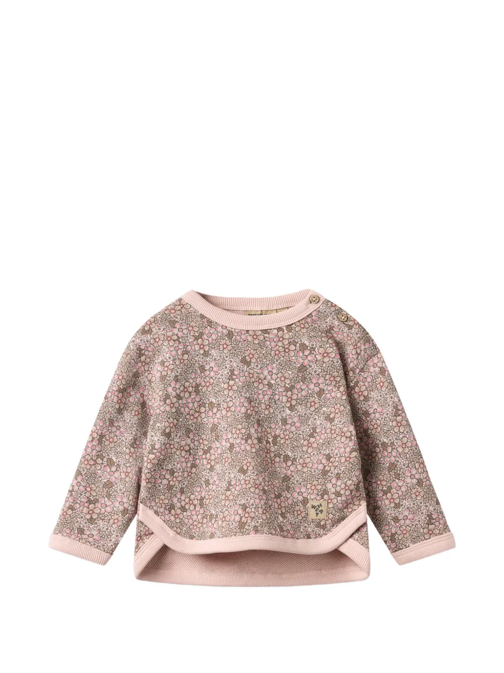 WHEAT Emery sweater en broek met bloemenprint Roze