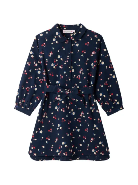 Bonpoint Milaine floral-print belted mini dress