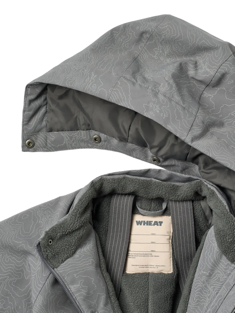 WHEAT Miko gevoerd skipak Grijs