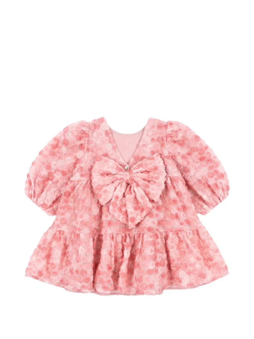 Konges Sløjd robe courte à détail de nœud - Rose Konges Sløjd robe courte à détail de nœud - Rose