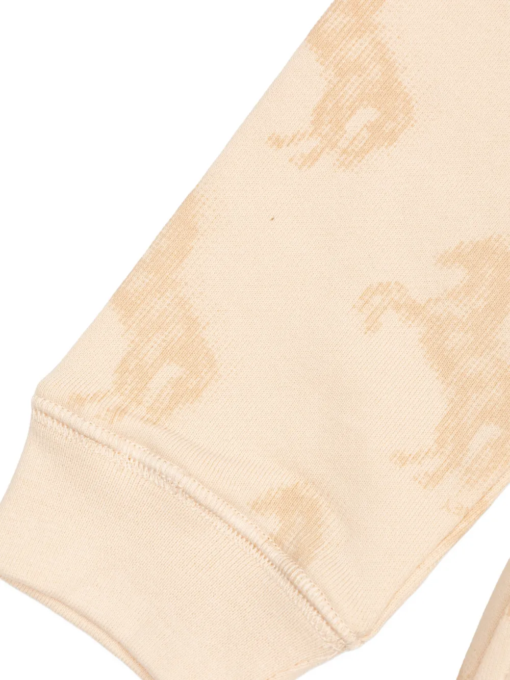 Stella McCartney Kids horse-print long-sleeve midi dress Beige