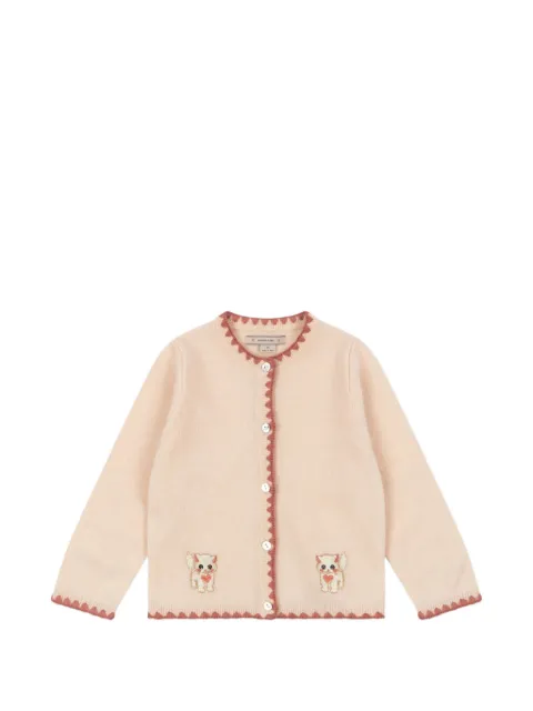 Konges Sløjd embroidered wool cardigan