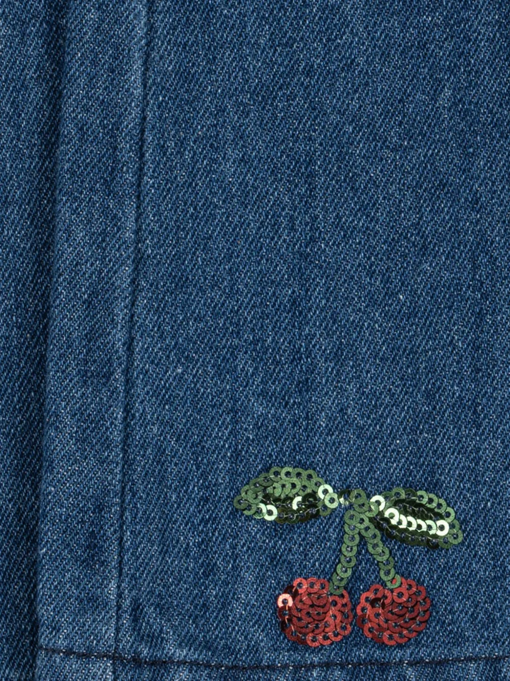 Konges Sløjd Elba Flare jeans verfraaid met pailletten Blauw
