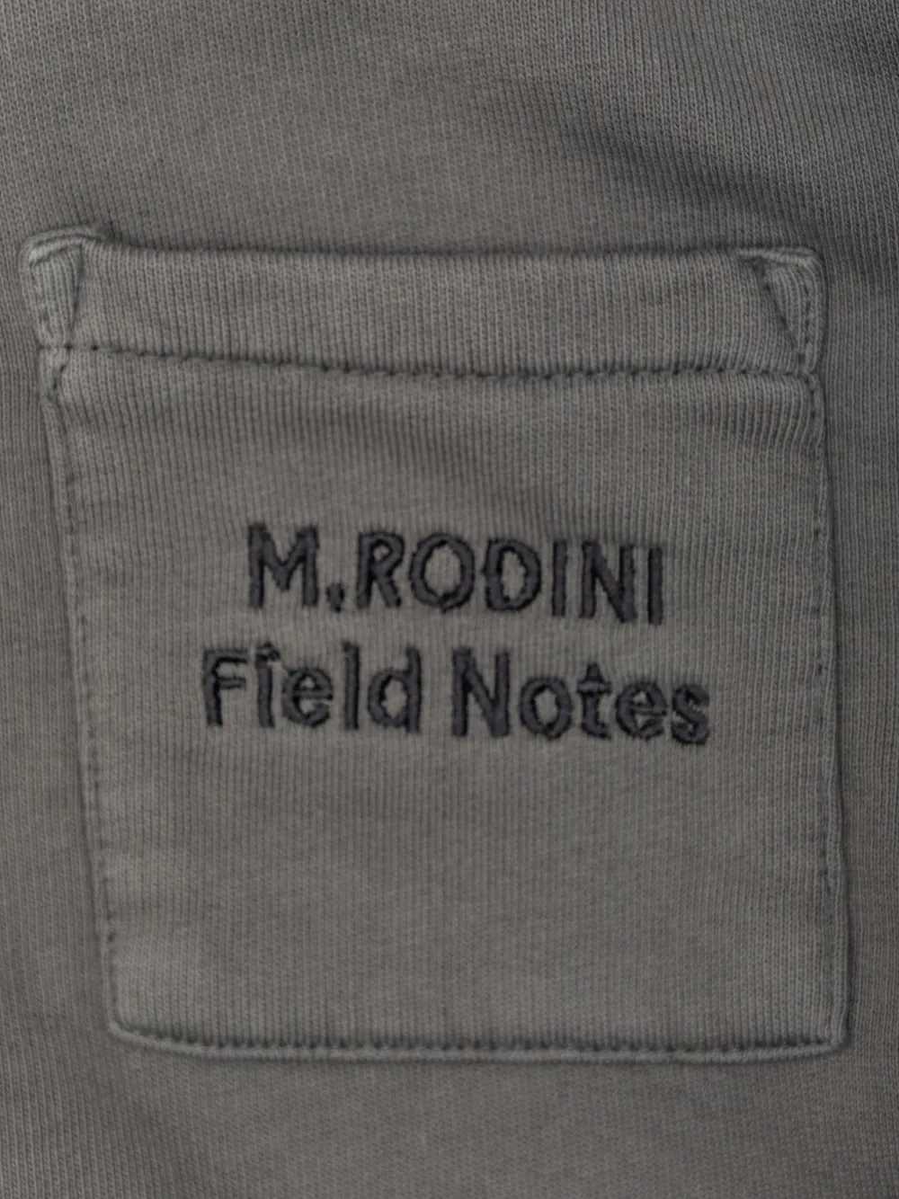 Mini Rodini Field Notes zip-up hoodie Grijs