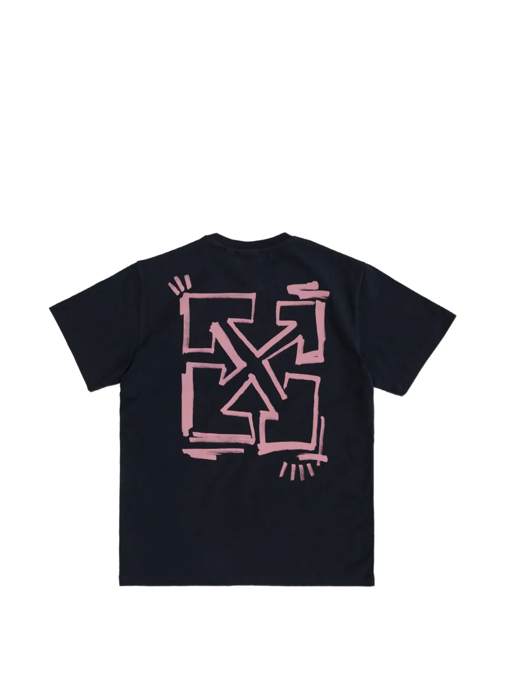 Off-White Kids T-shirt met Arrows-print en logo-print Blauw