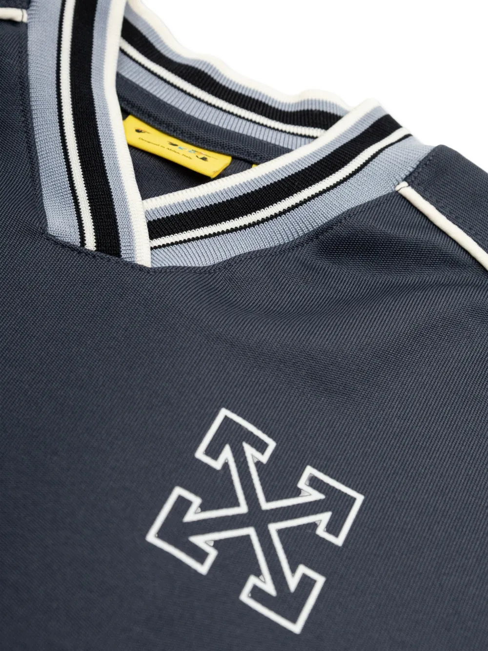 Off-White Kids Sweater met logoprint Blauw