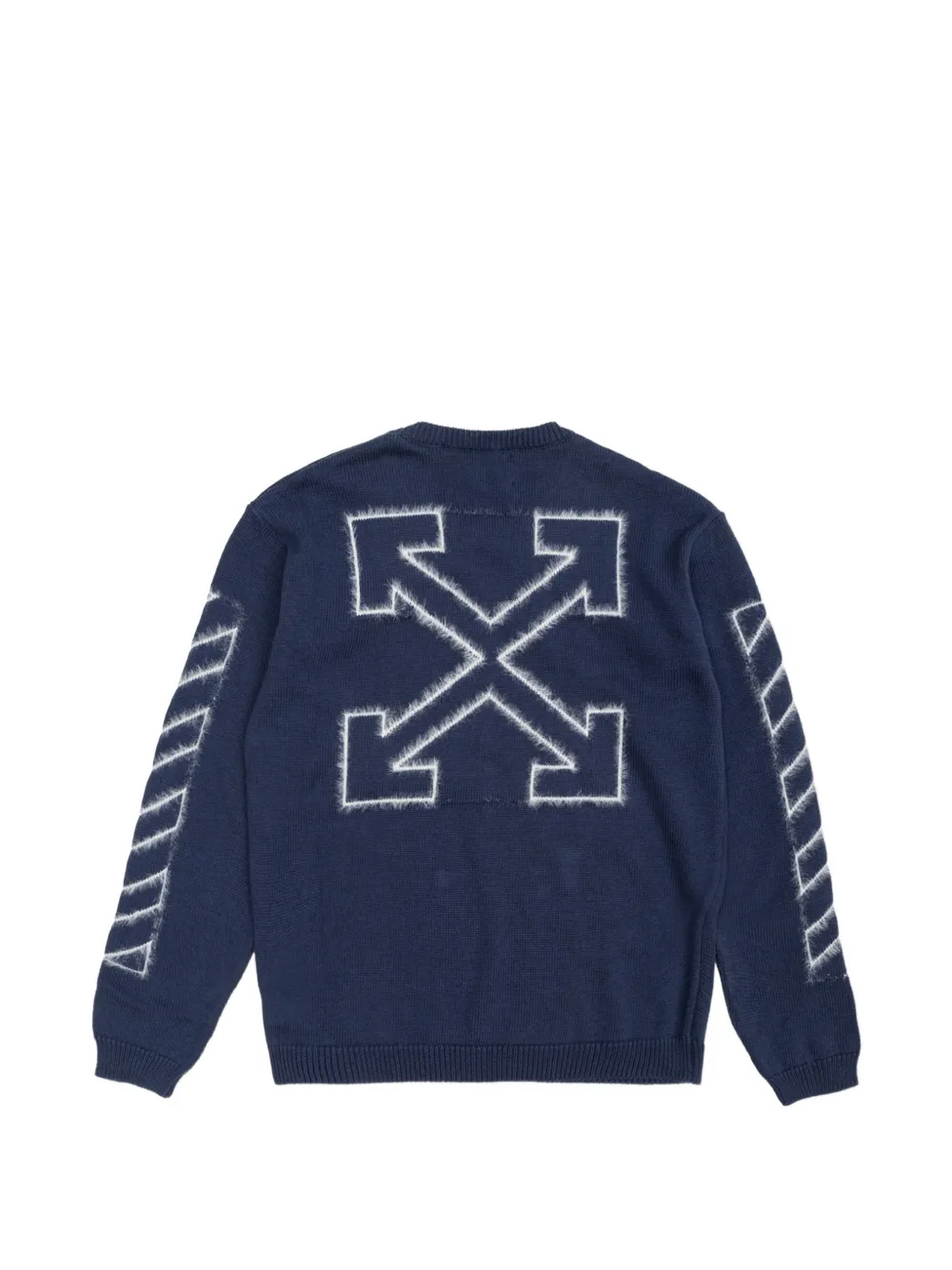 Off-White Kids Arrows Diag sweater Blauw