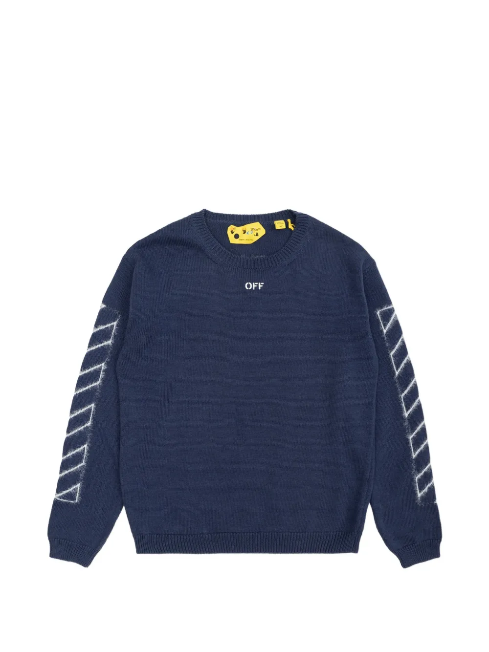 Off-White Kids Arrows Diag sweater Blauw