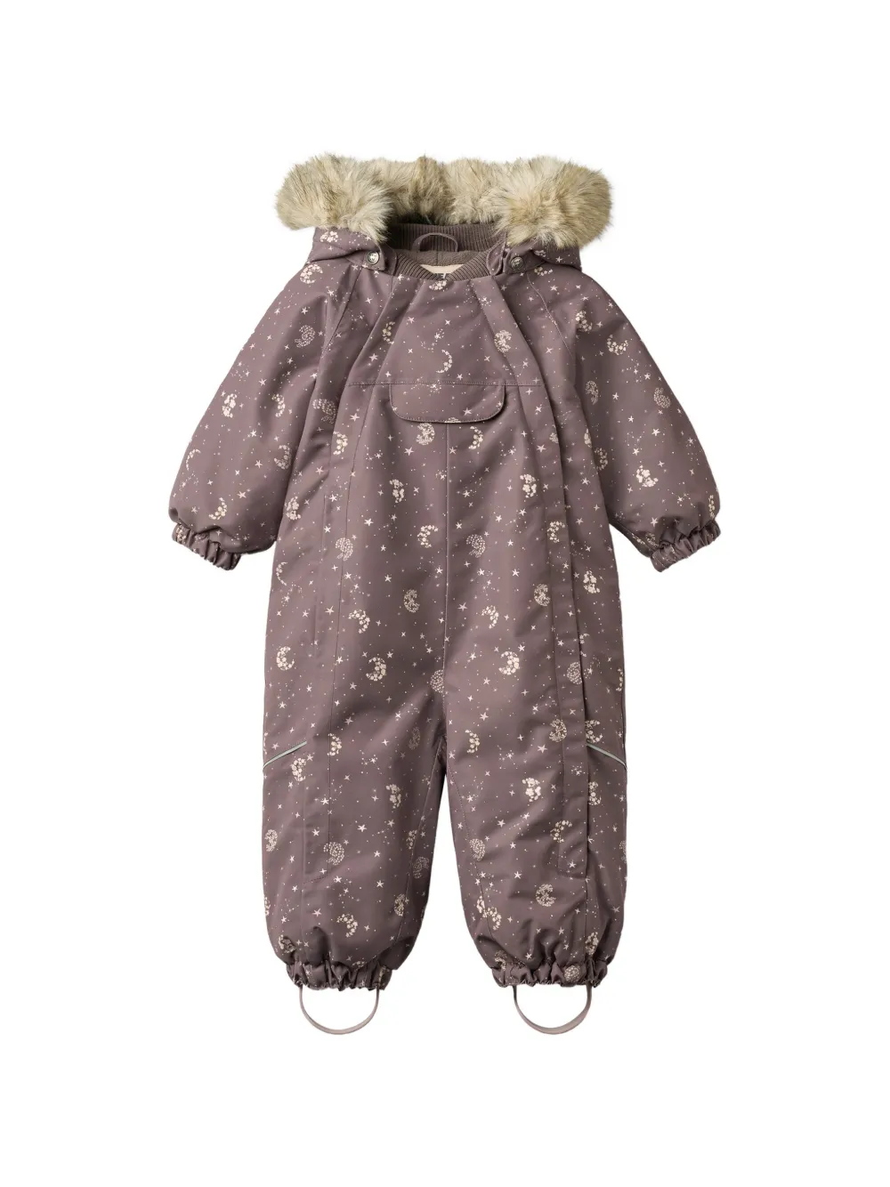 WHEAT Nickie moon-print snowsuit - Violet