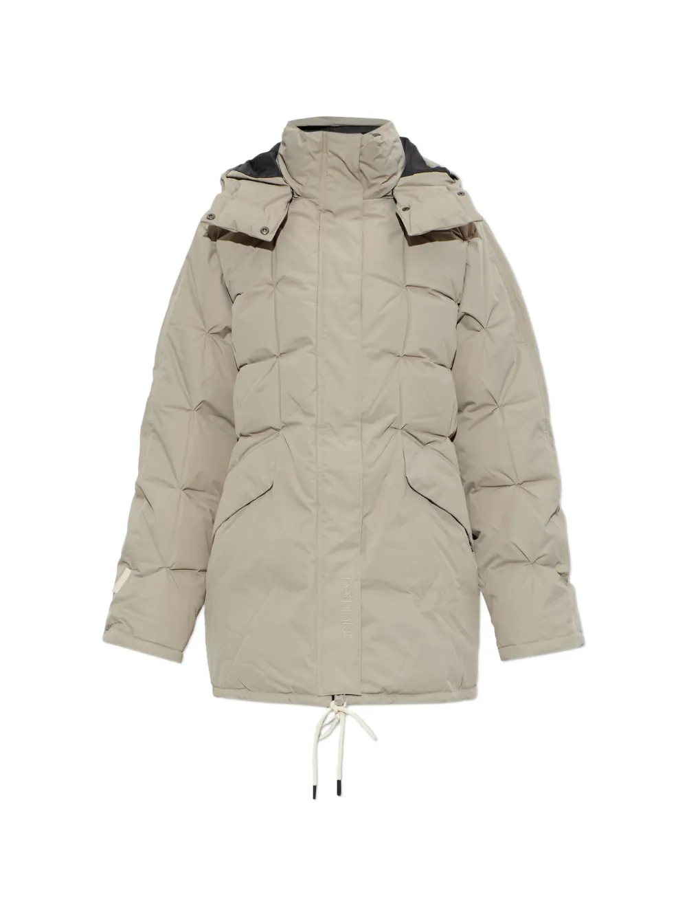 RETHINKIT STUDIOS quilted hooded jacket - Green