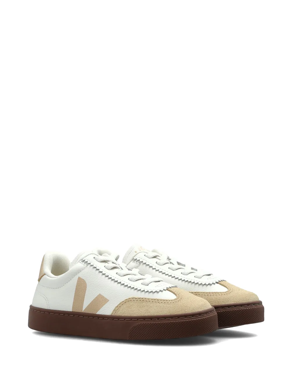 VEJA Kids Volley leather sneakers - Bianco