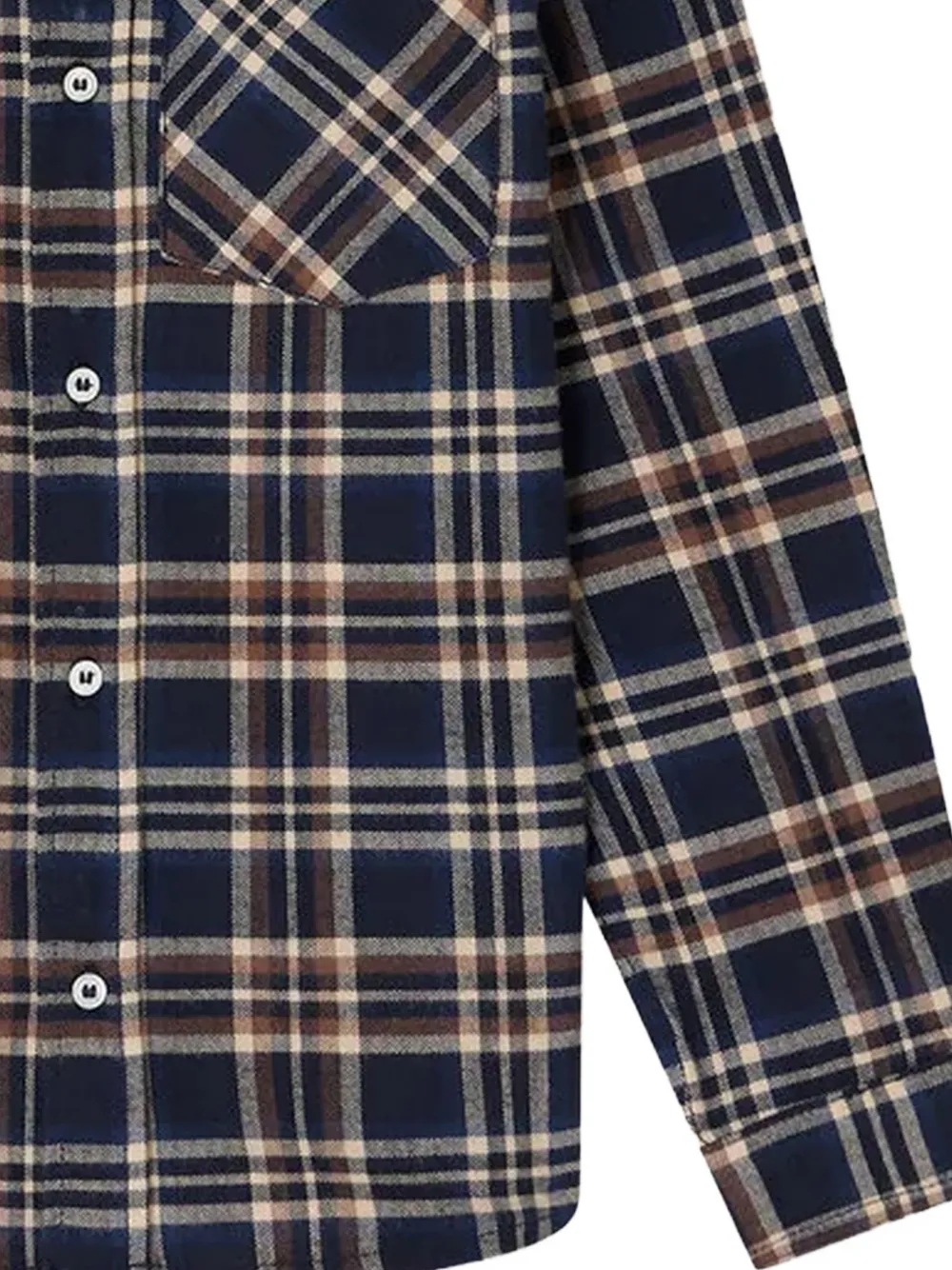 Bonpoint Altman geruit shirt Blauw