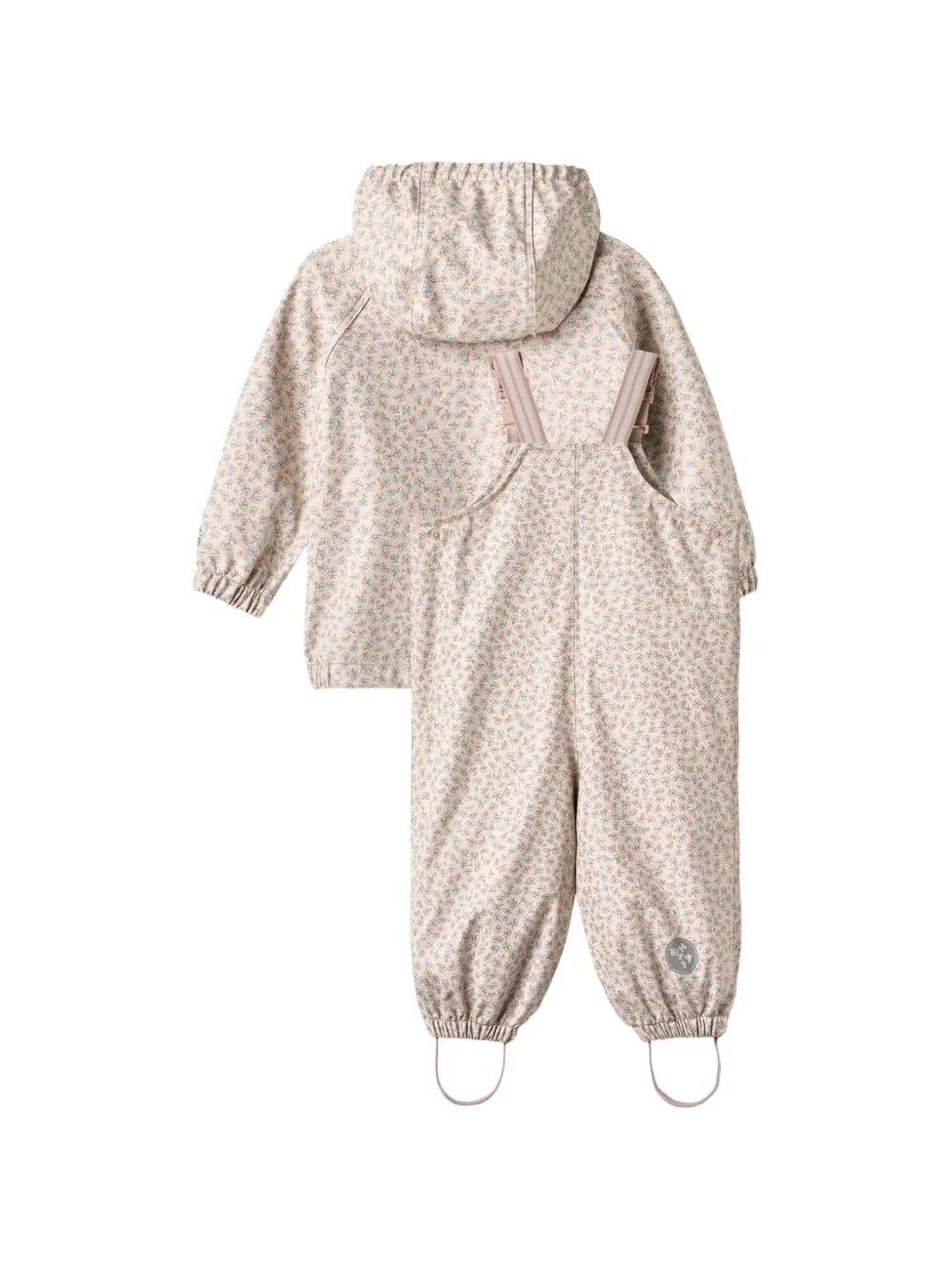 WHEAT Charlie slabbetjesset met bloemenprint Beige