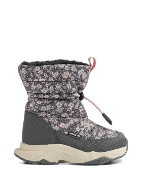 WHEAT Esme floral-print quilted snow boots
