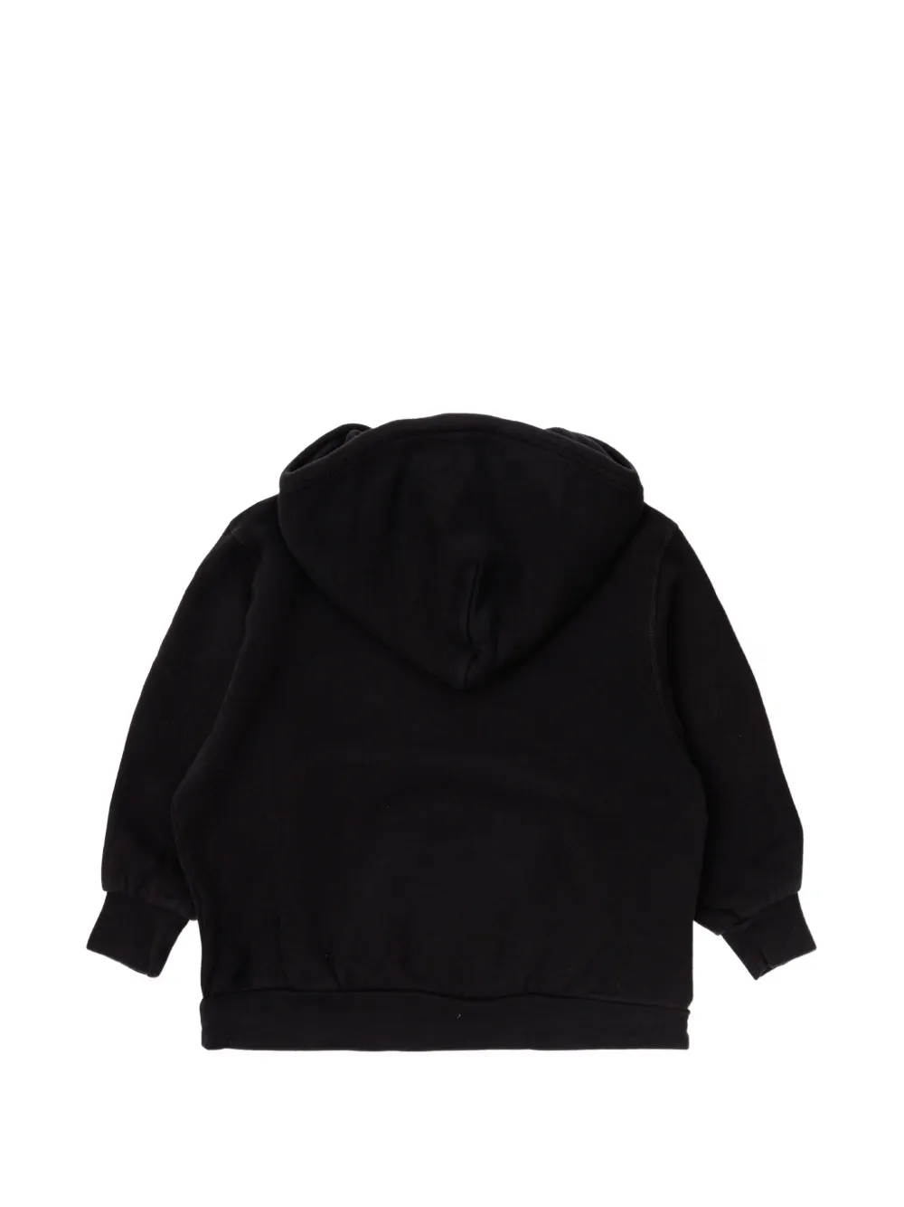 American Vintage Kids logo-print hoodie Zwart
