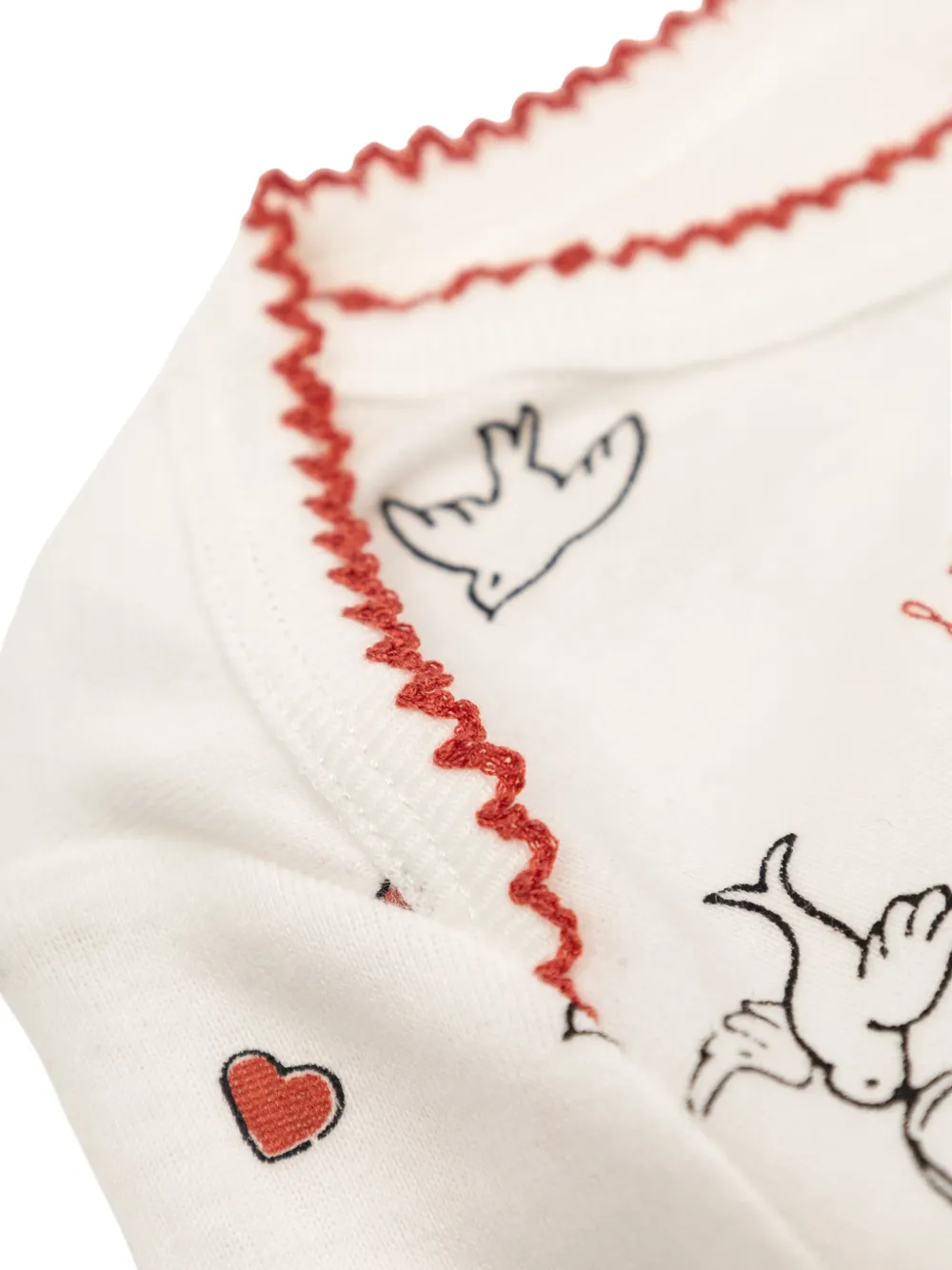 Stella McCartney Kids graphic-print babygrow set Wit
