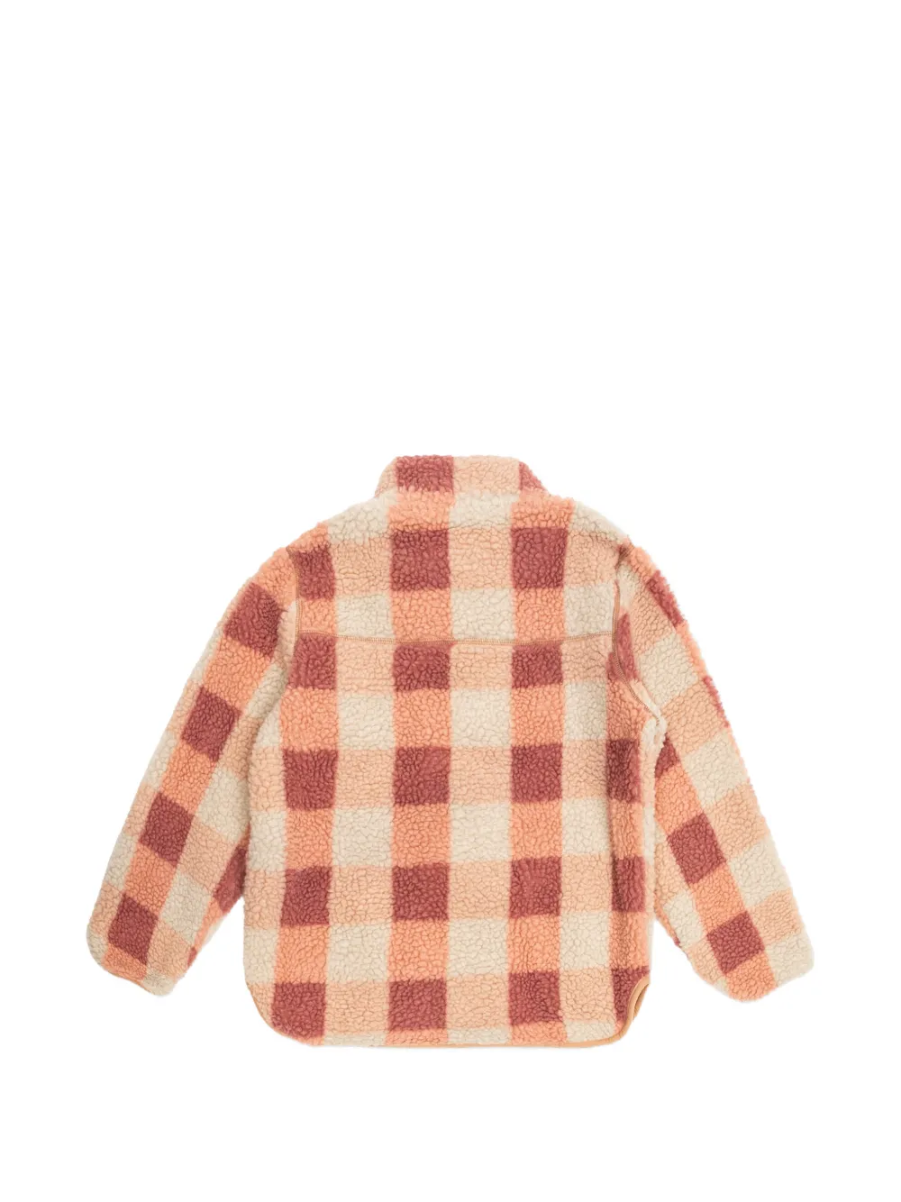 Liewood Nolan geruit fleece jack Roze