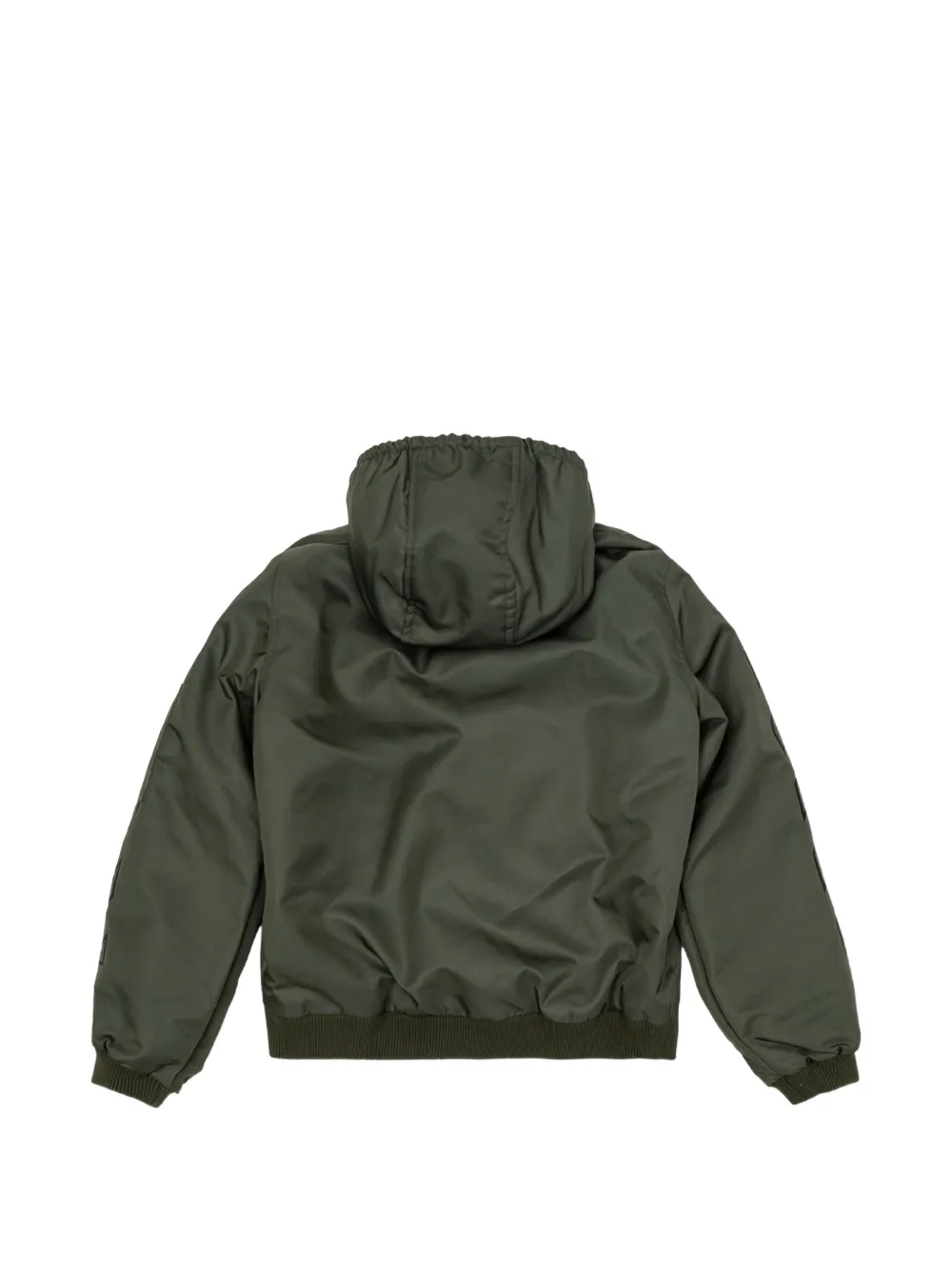 Off-White Kids Bomberjack met logoprint Groen