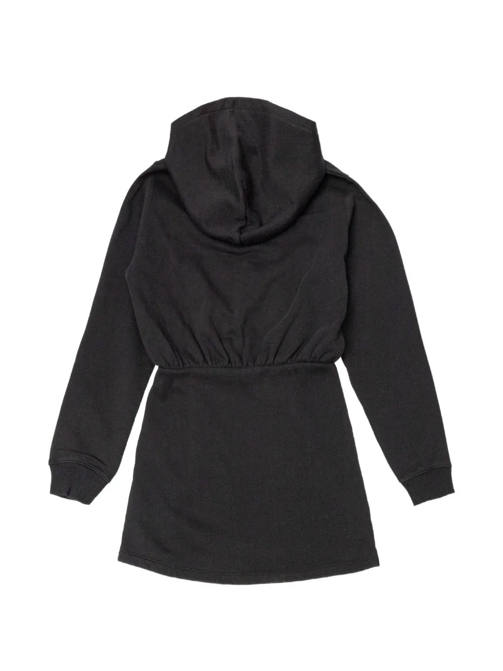 Off-White Kids Arrows-motif hooded dress Zwart