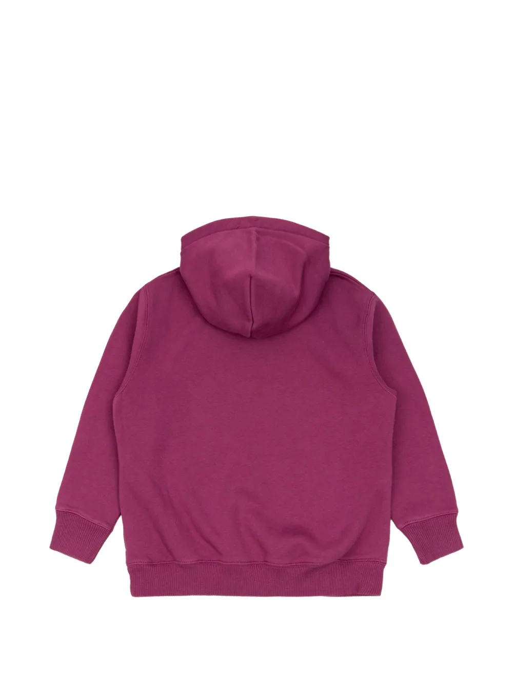 Off-White Kids logo-print hoodie Paars