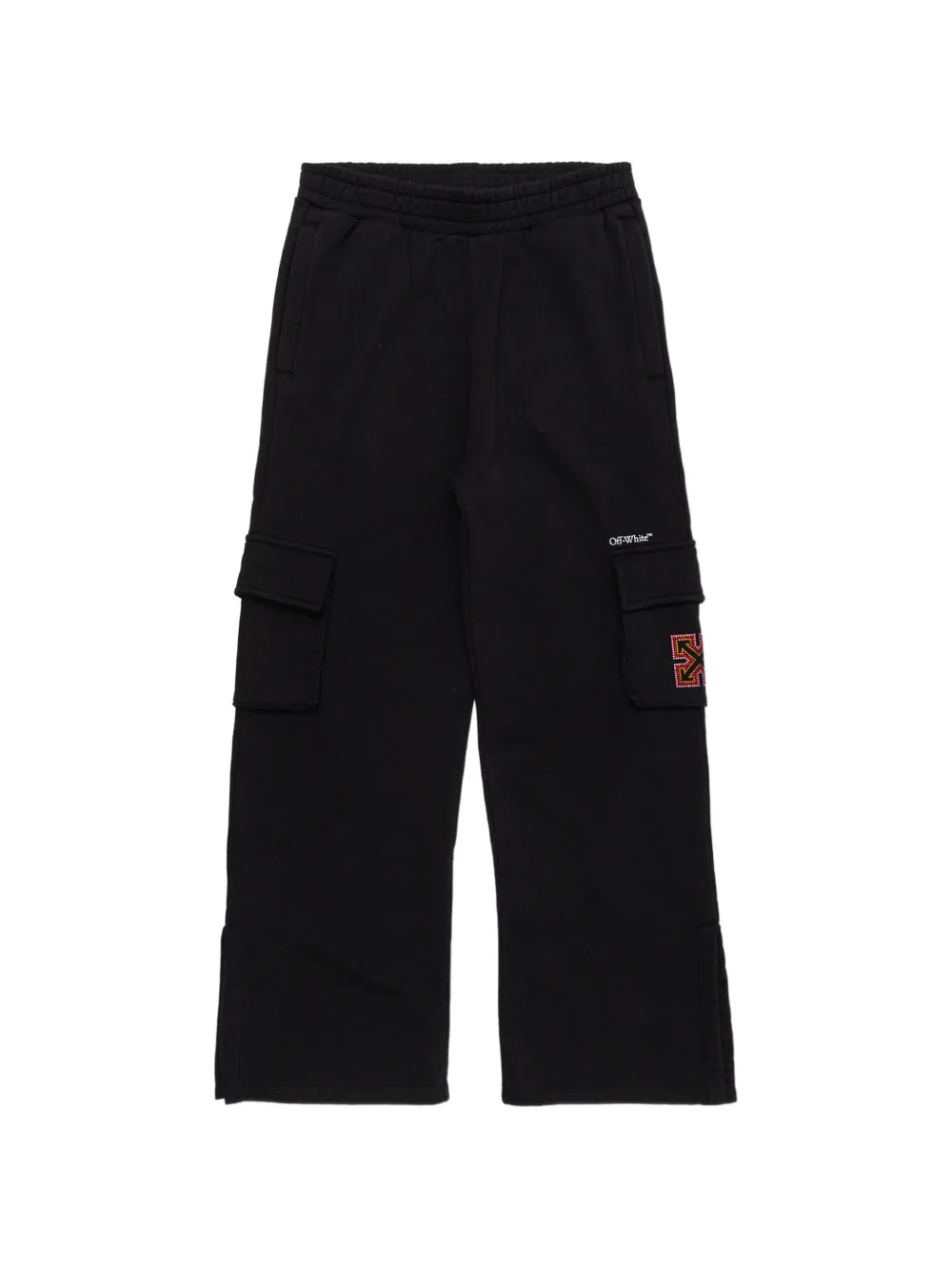 Off-White Kids Arrows-motif cargo pants - Nero