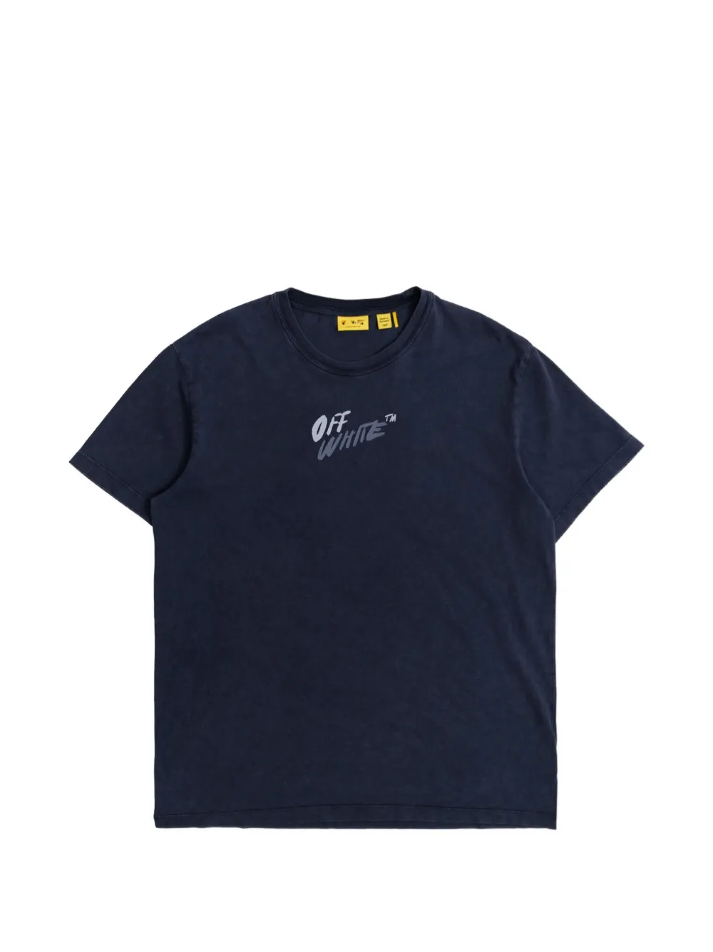 Off-White Kids logo-print T-shirt - Blu
