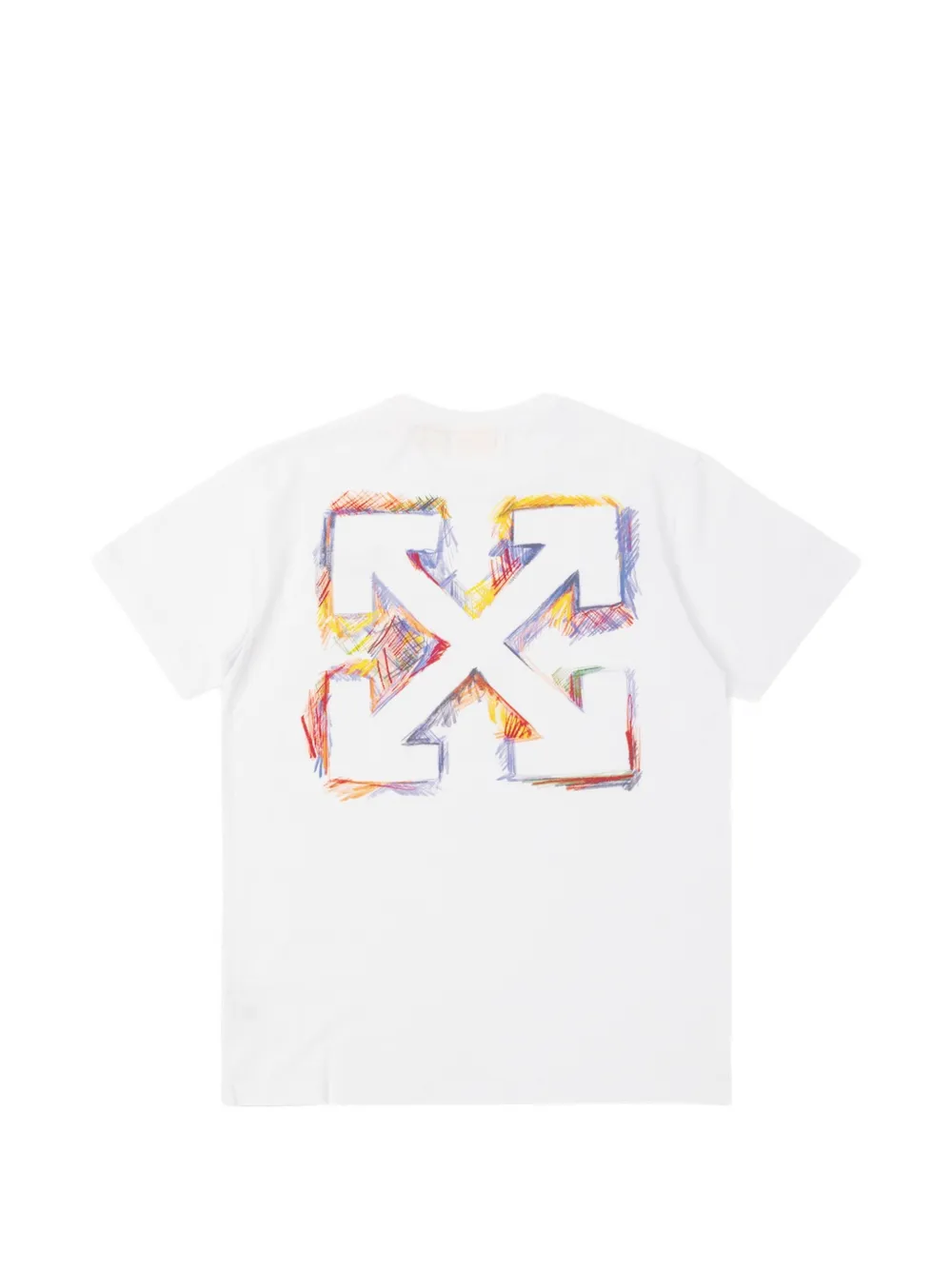 Off-White Kids T-shirt met pijlprint Wit