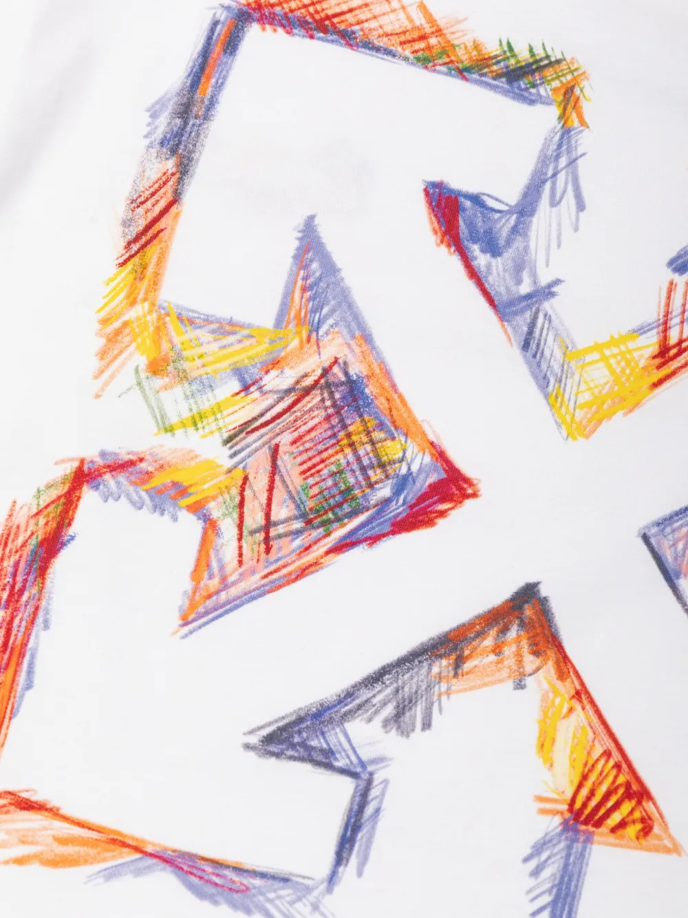 Off-White Kids T-shirt met pijlprint Wit