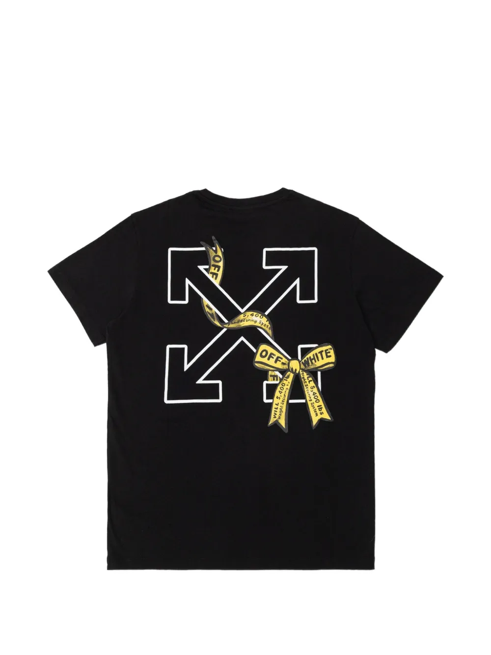 Off-White Kids T-shirt verfraaid met kristallen Zwart