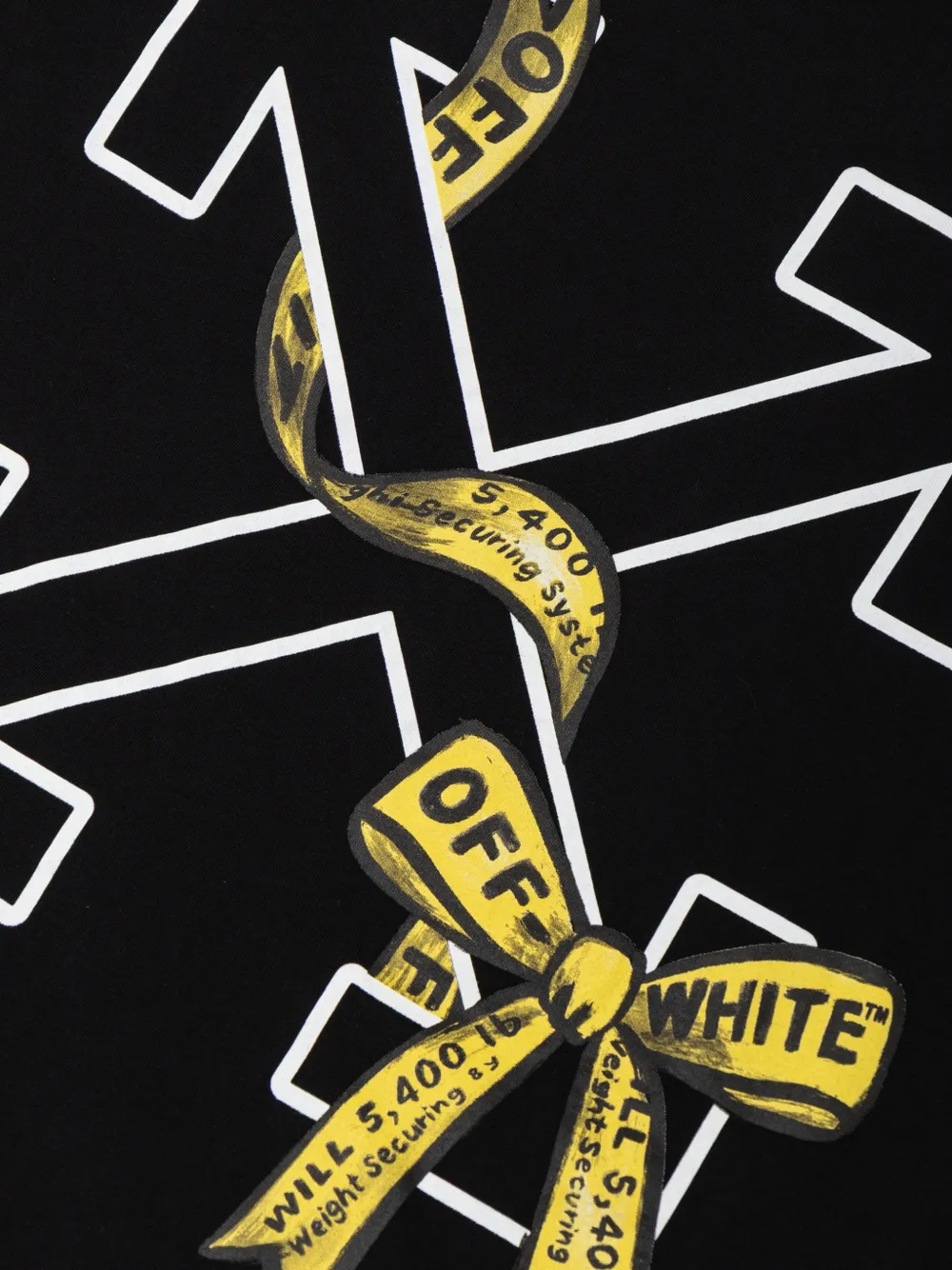 Off-White Kids T-shirt verfraaid met kristallen Zwart
