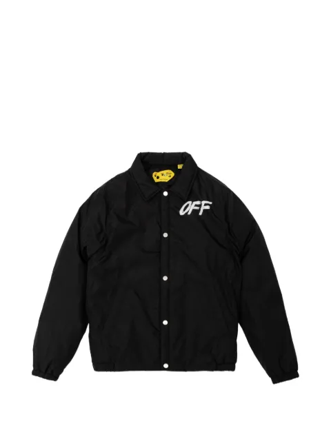 Off-White Kids logo-print padded jacket