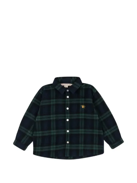 Konges Sløjd camisa de algodón con cuadros estampados