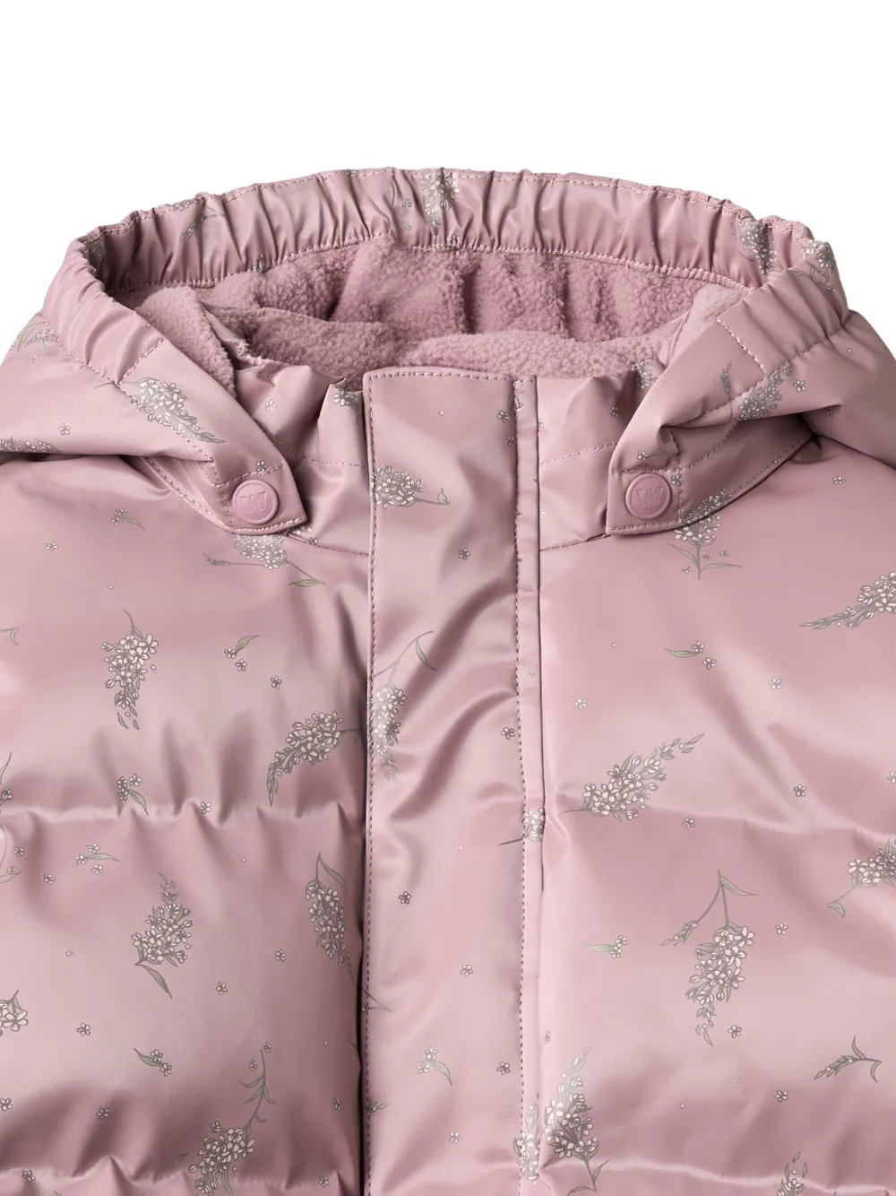 WHEAT Shoore donsjack met bloemenprint Roze