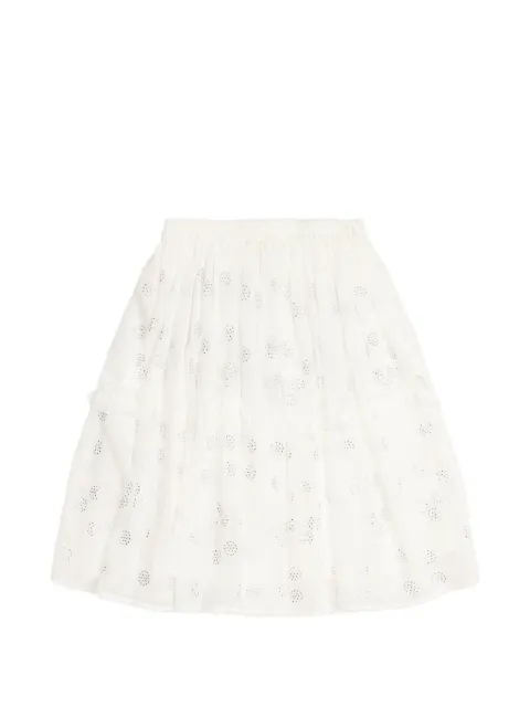 Stella McCartney Kids jupe volantée à sequins brodés
